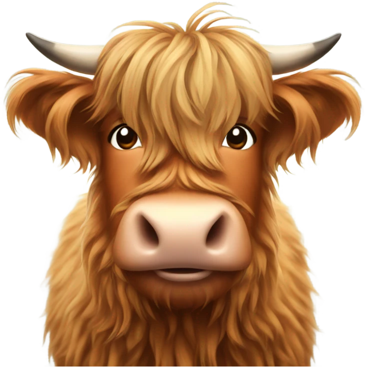 Highland cow emoji