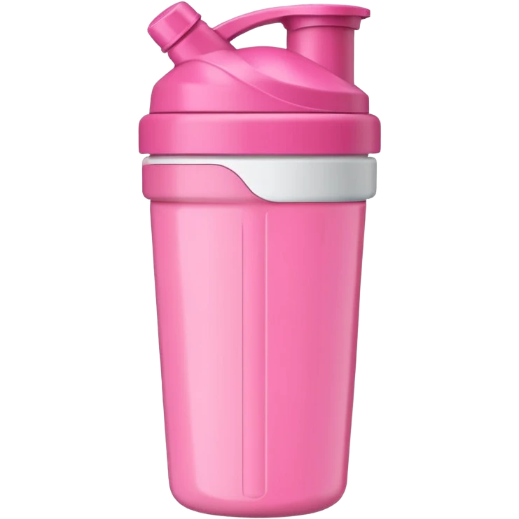 pink protein shaker bottle emoji