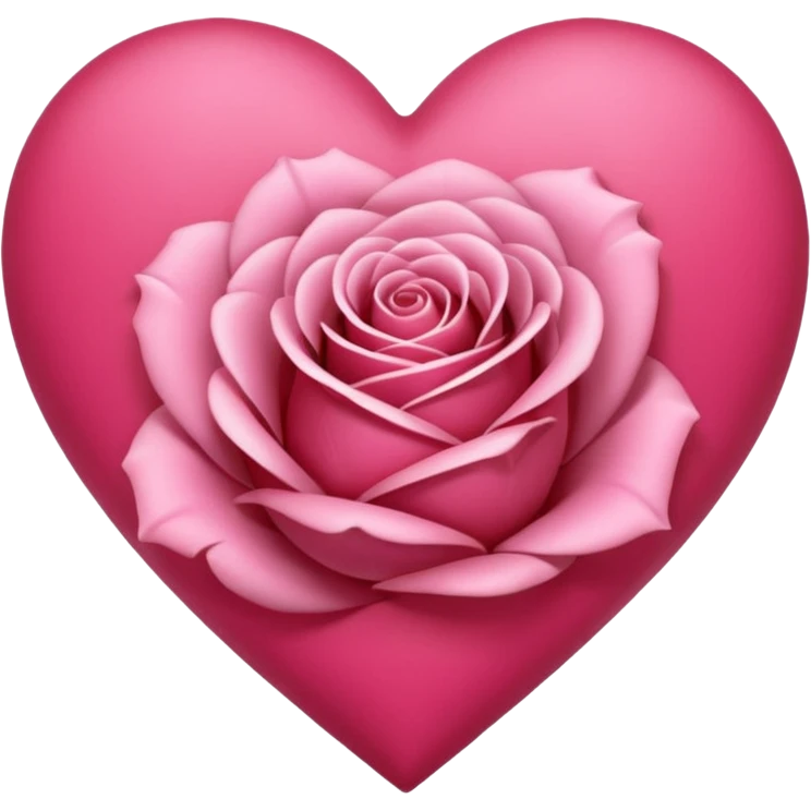 Corazón rositas emoji