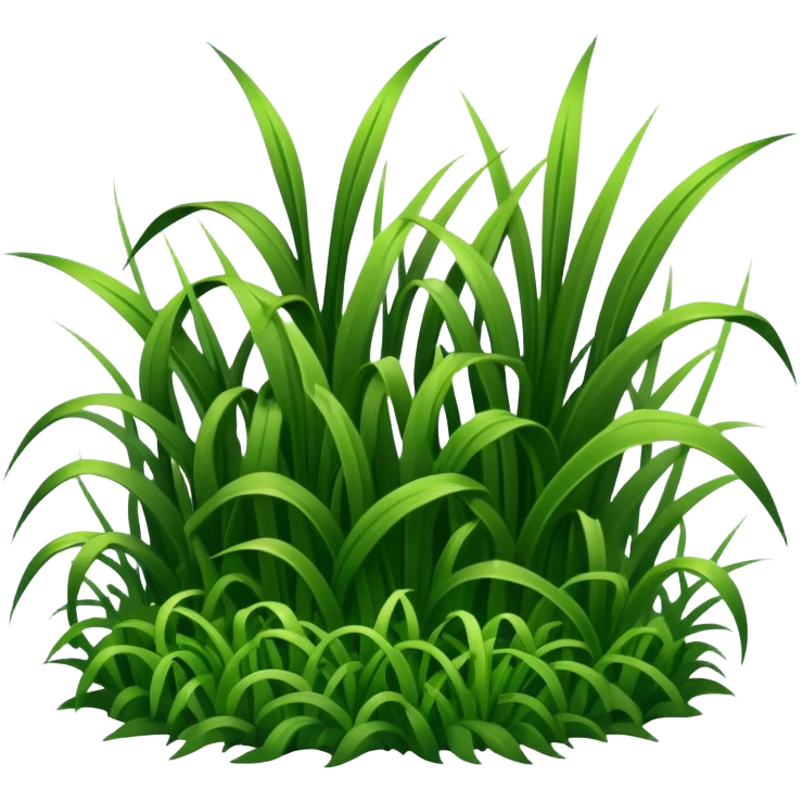 scary grass emoji