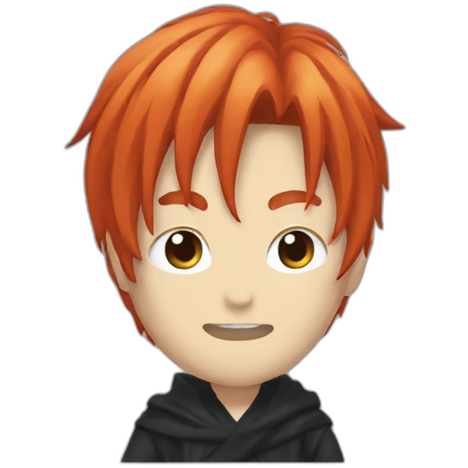 Ichigo Kurosaki red head emoji