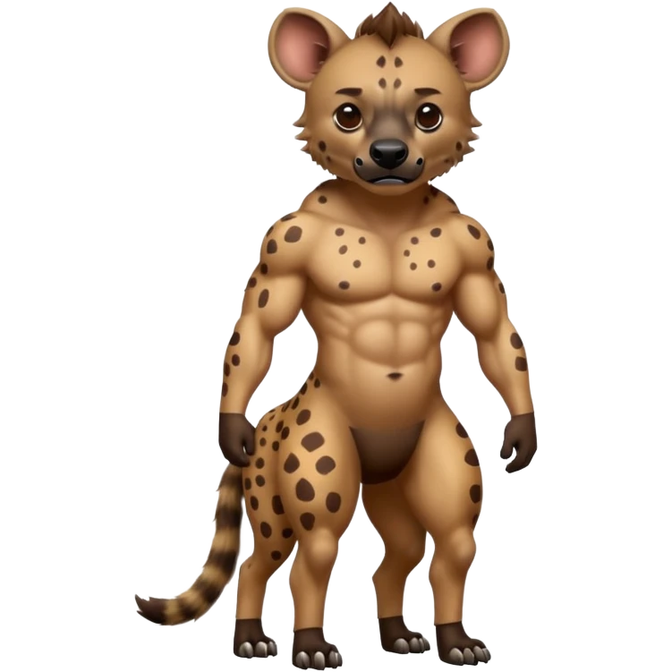 Hyena Body but center emoji