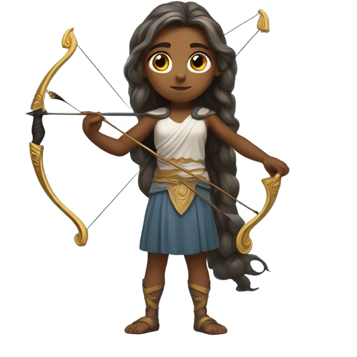 artemis as a girl emoji