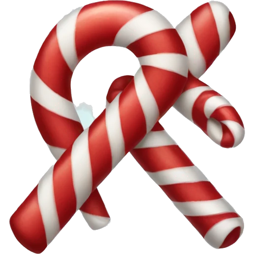 candy cane emoji