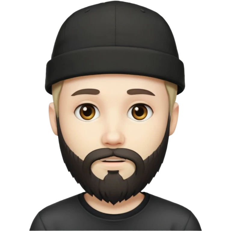 This emoji features an emo-style character with a beard and hat, capturing the emo aesthetic. emoji