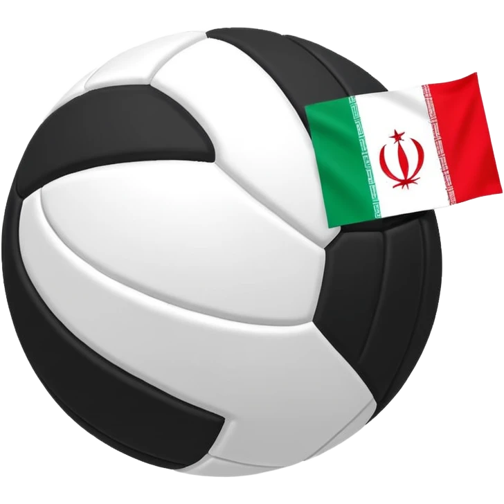 🖤🏐🇮🇷 emoji