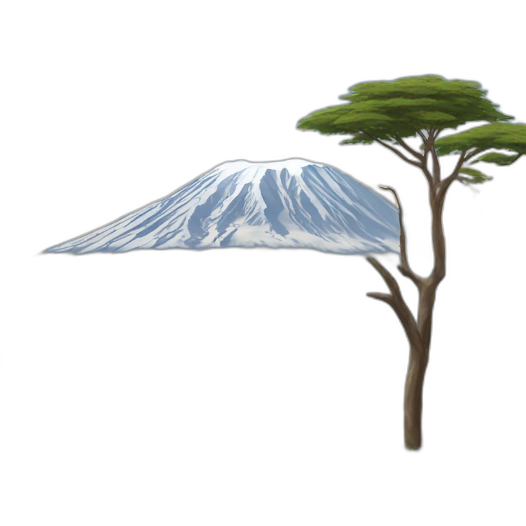 Mount kilimanjaro emoji