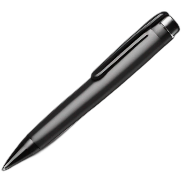 black pen transparent background 45 degrees inclined edit field emoji emoji