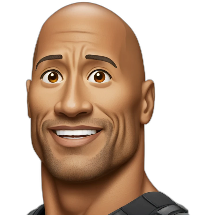 Dwayne Johnson gigachad emoji