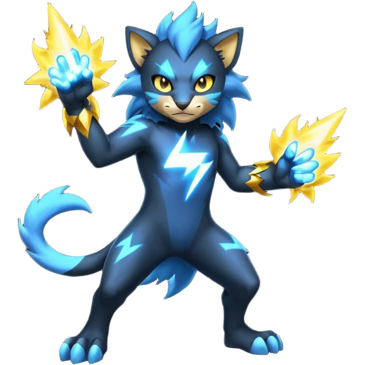 Luxray (full body)  emoji