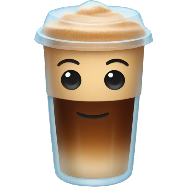 Ice coffee emoji