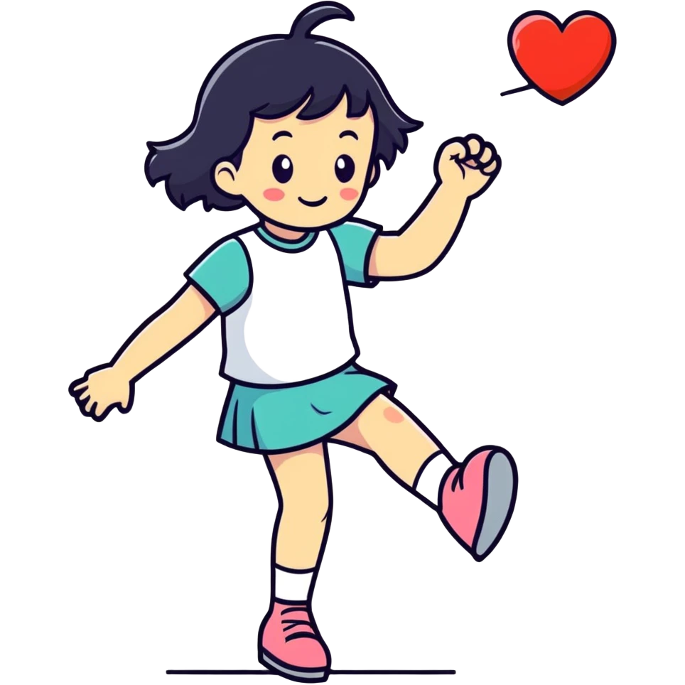 Girl stomping on heart  emoji