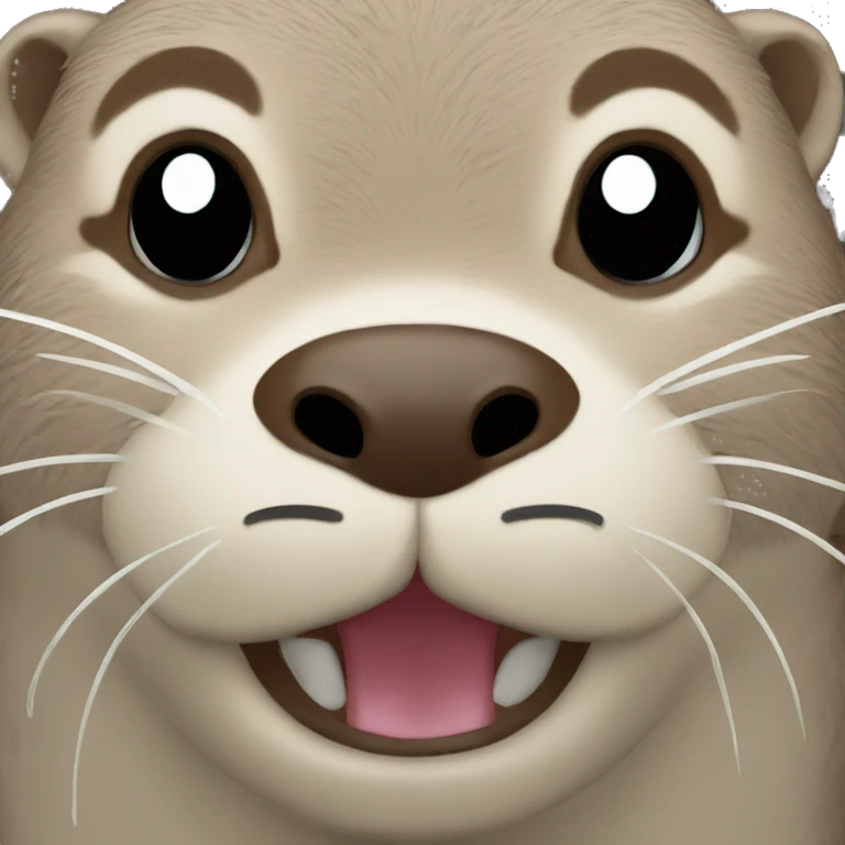 Otter face emoji