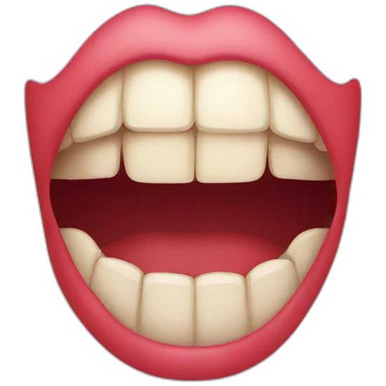 Mouth emoji