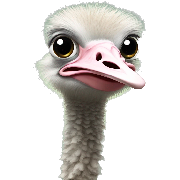 Ostrich emoji