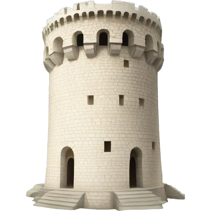 Thessaloniki white tower emoji