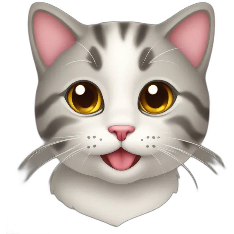 Cat with heart emoji