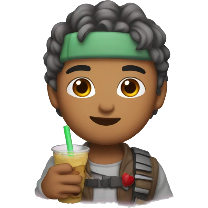 Boba love emoji