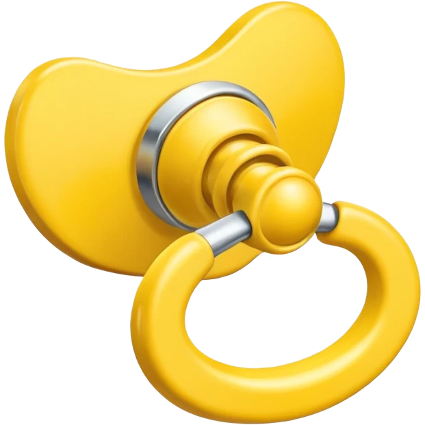 Chupeta amarela emoji