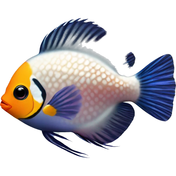 discus pigeon fish emoji