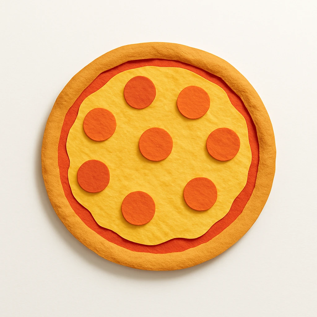 circular whole cheese pizza emoji