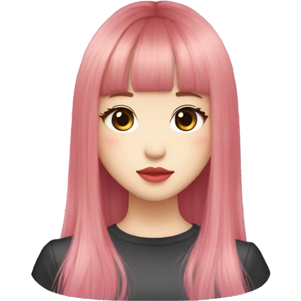 Lalisa Manobal from Blackpink 2016 debut emoji