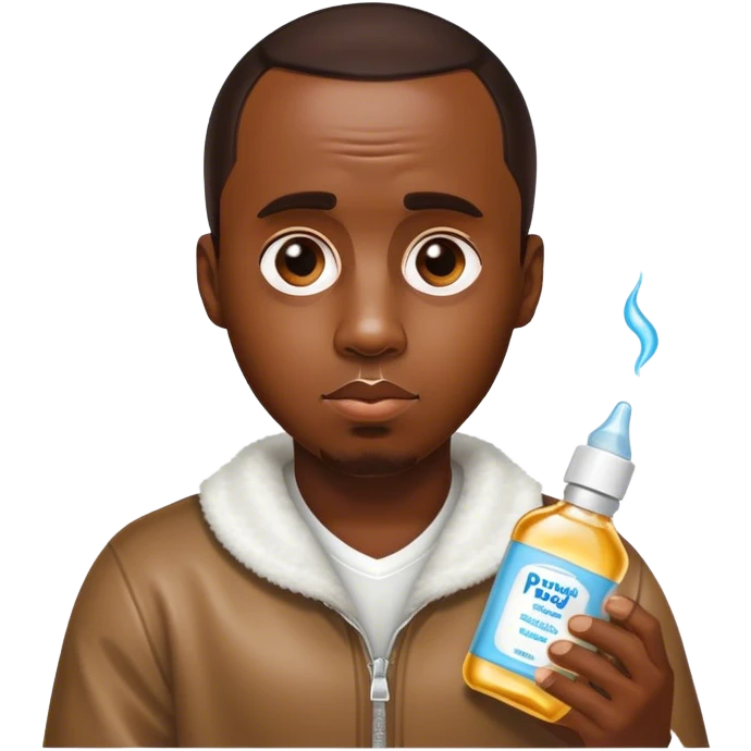 P diddy with baby oil emoji
