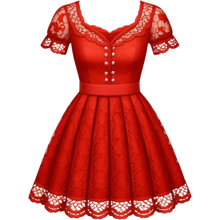 red Lace Clothing emoji