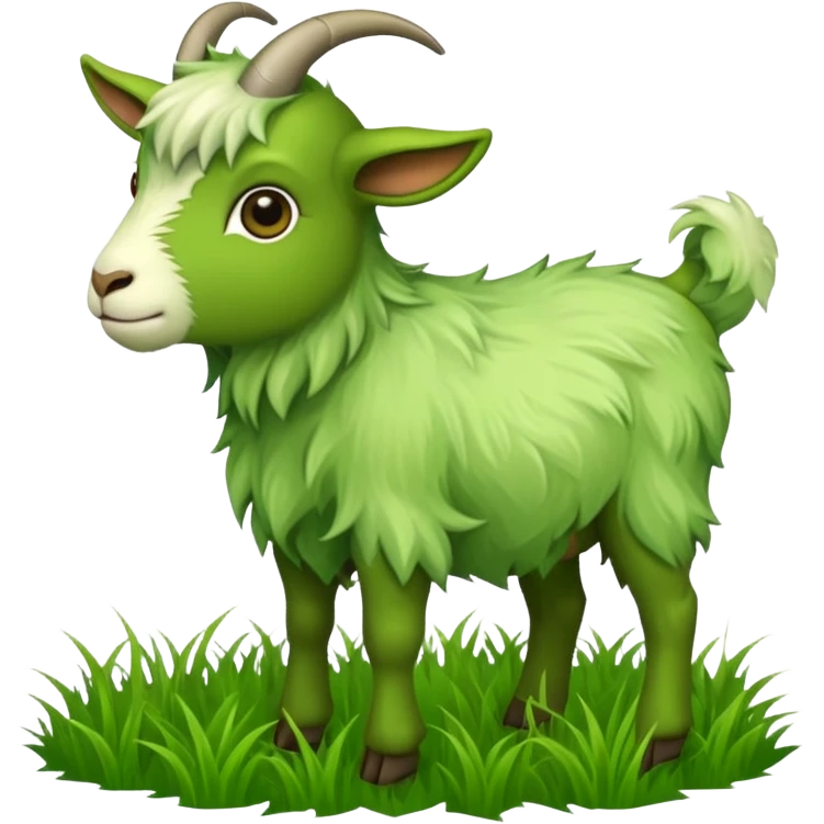 Green goat emoji
