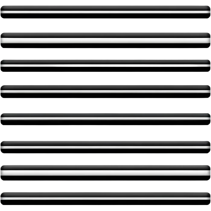 imatge with paralel lines, black and white, well organizated emoji