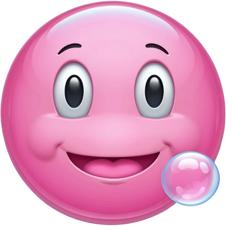 pink caller id bubble emoji