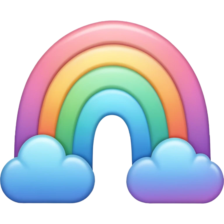 pastel rainbow emoji