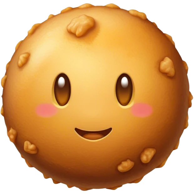 Fried ball emoji