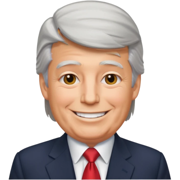 Trump looking se emoji