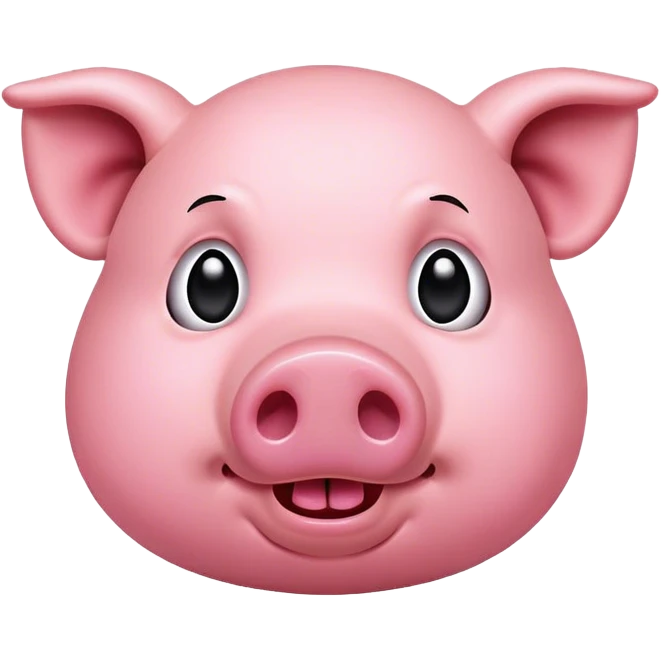 pig saying “noooo” emoji