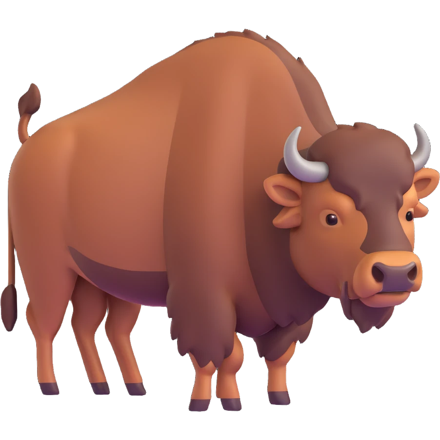 Bison emoji