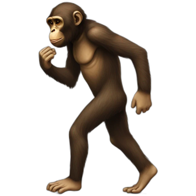 Australopithecus Garhi walking emoji