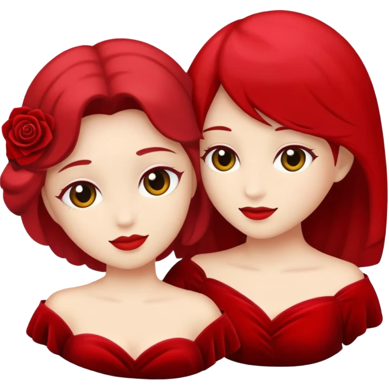 Romantic Red emoji