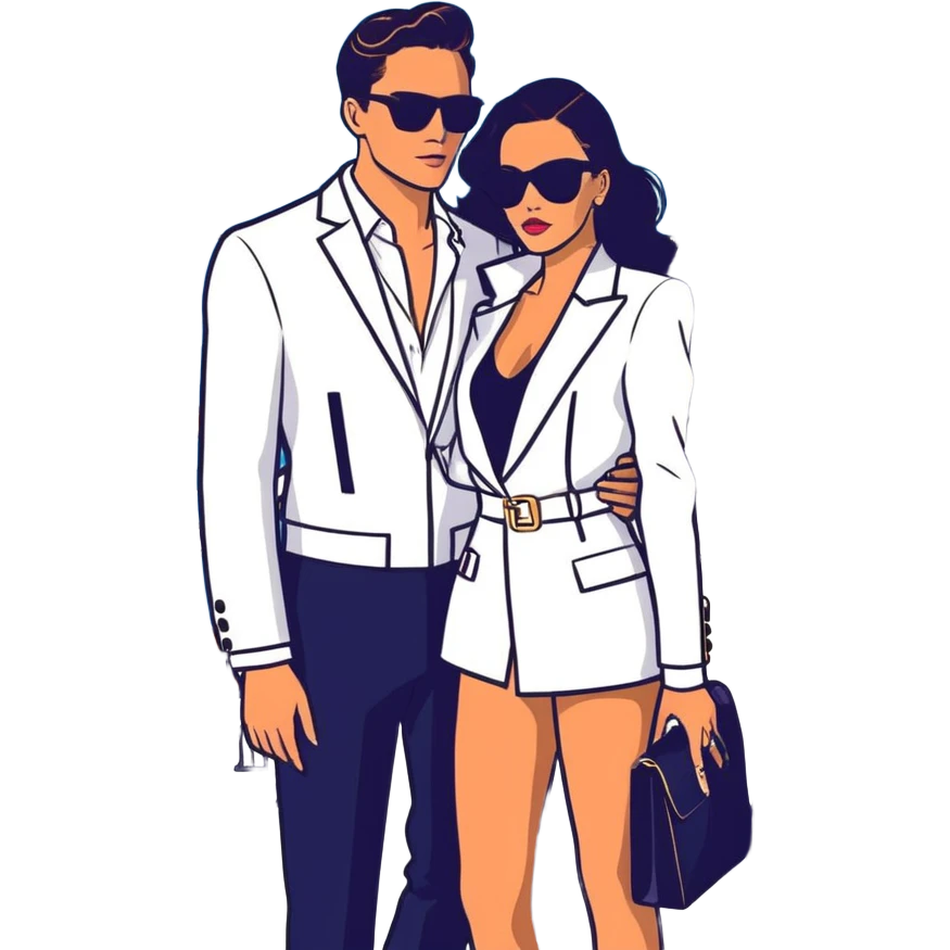 Peruvian superstar Tefi Valenzuela and JetSet Josh King Madrid luxuriate aboard private yacht, radiating glamour. emoji