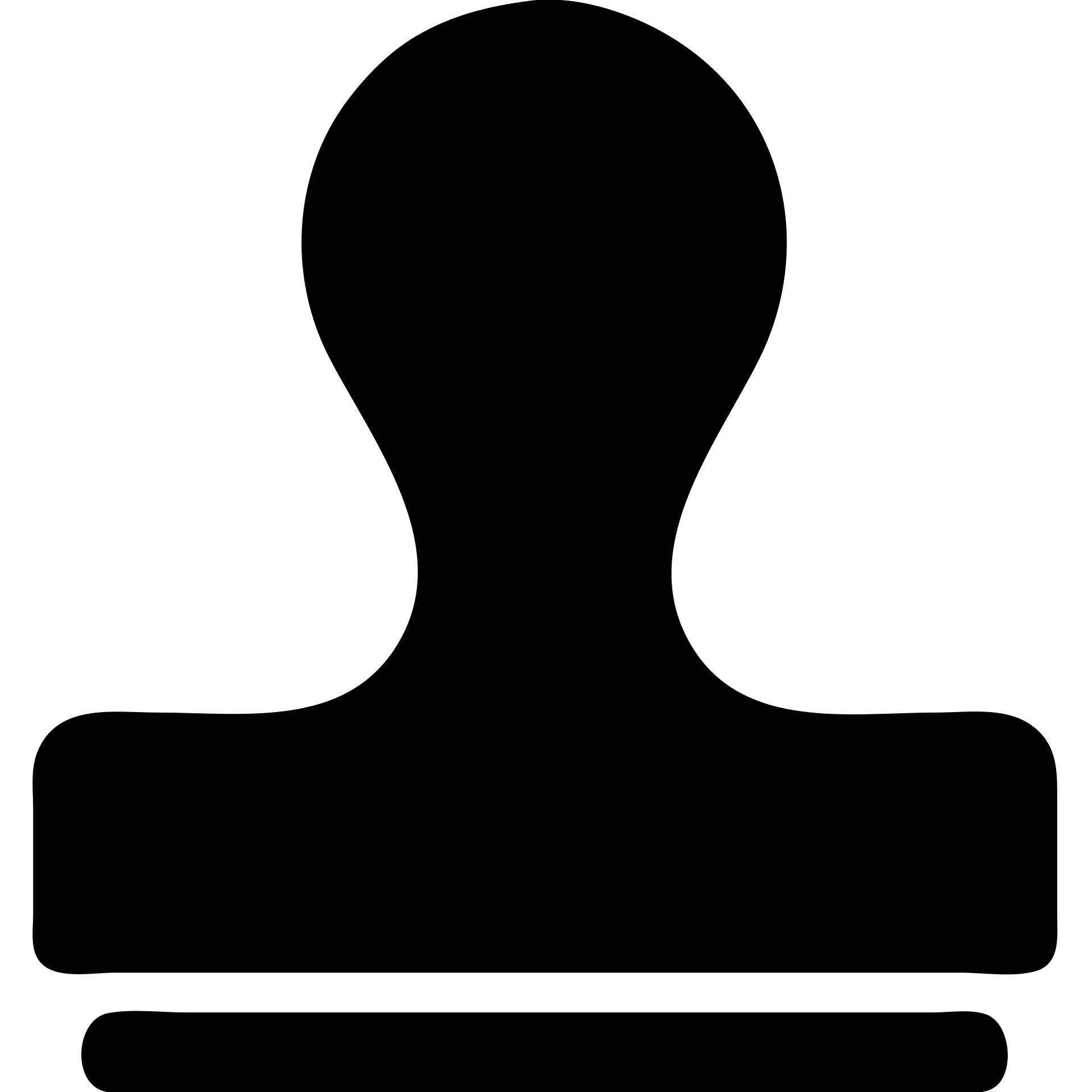 red stamp, simple, iconic, bold red color, clean design, no text emoji