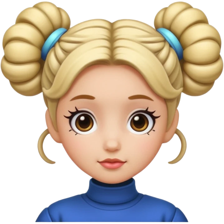 Space buns emoji