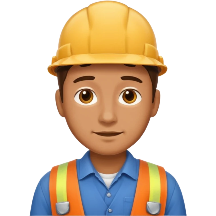 man character in work clothes emoji