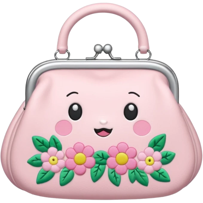 Light pink kawaii purse emoji