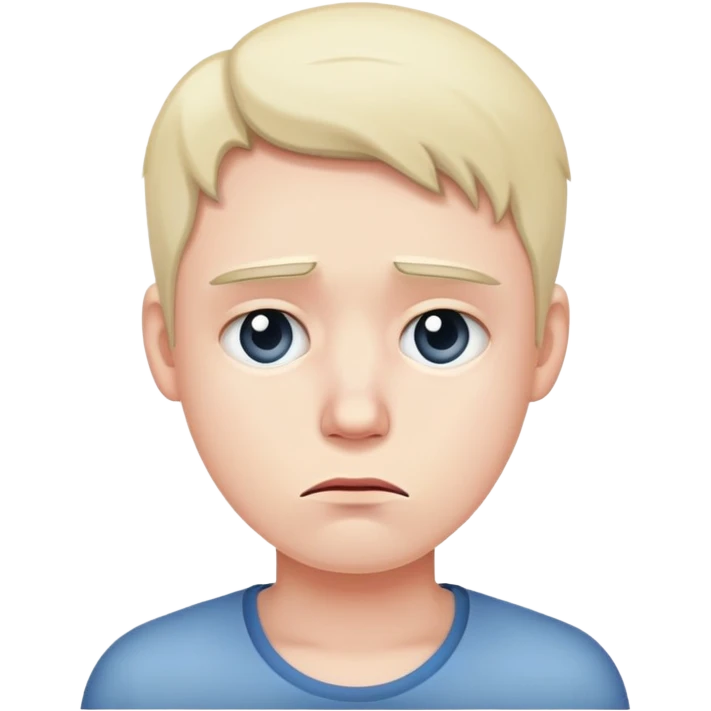 disappointed and sad emoji