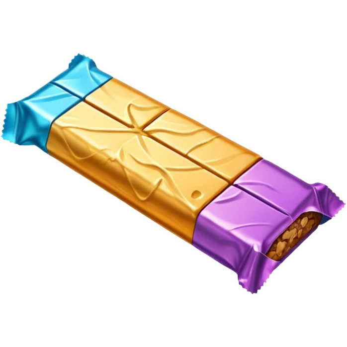 Create an emoji of an energy bar that you can eat. emoji