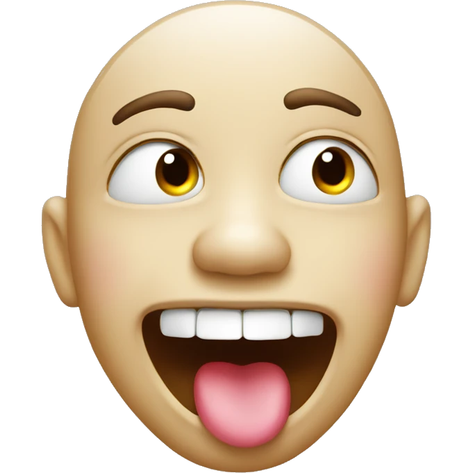 Face emoji licking its lips  emoji