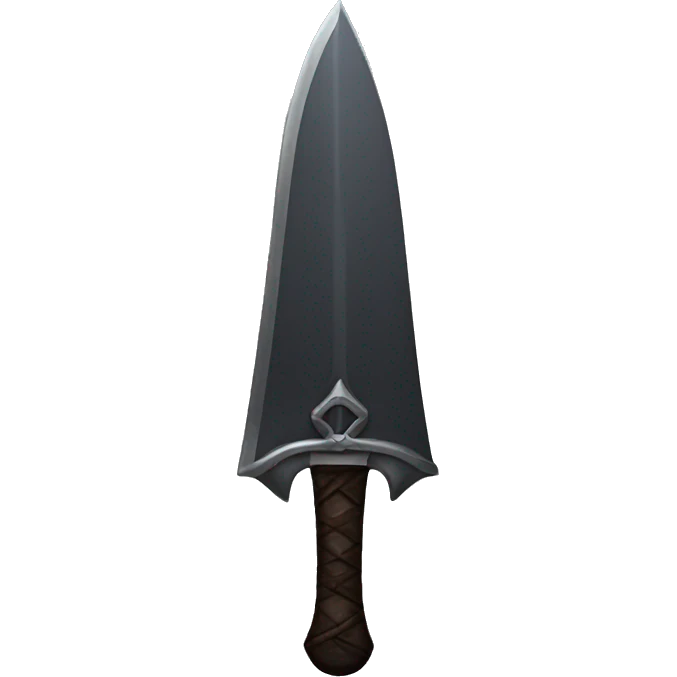 Triple dark blade emoji