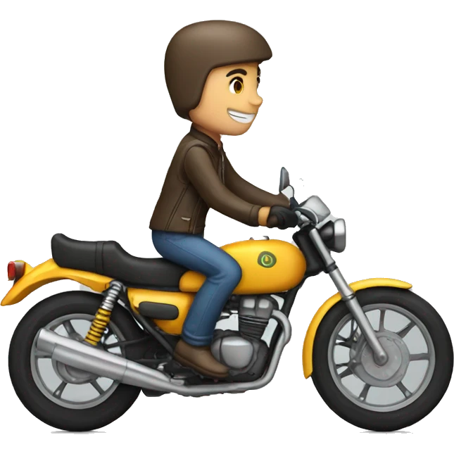 Motorbike Oliver emoji