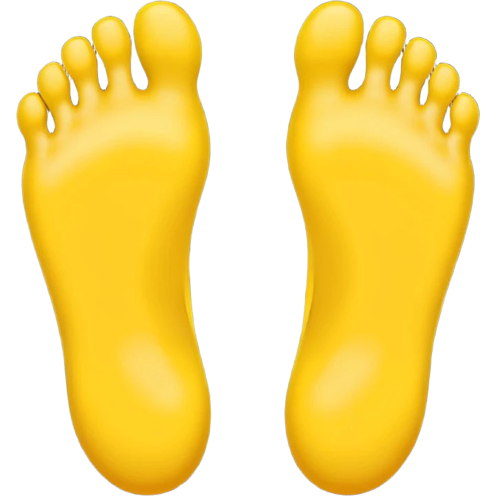 Feet yellow emoji emoji