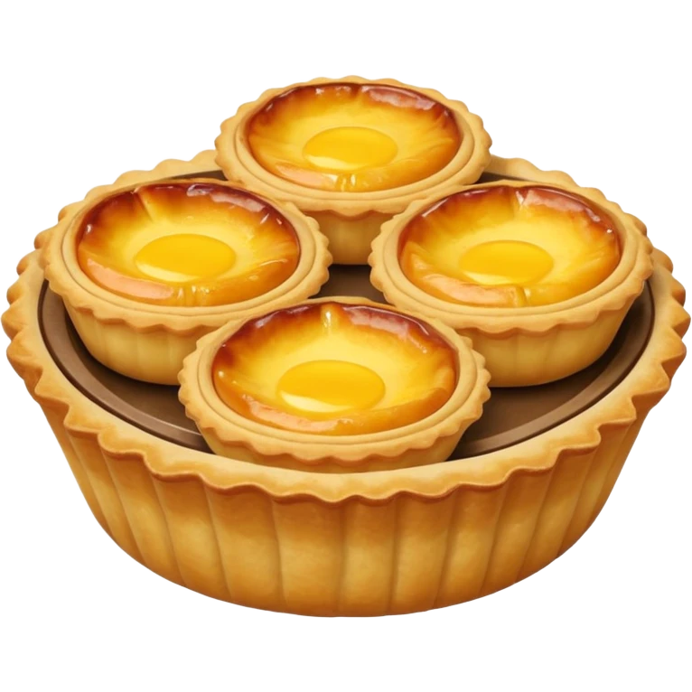 Portuguese Egg Tarts emoji
